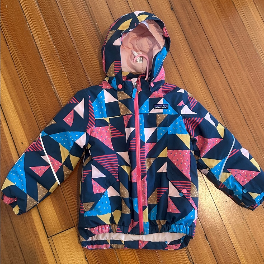Patagonia Toddler Quilt Pattern Snow Pile Jacket 5T
